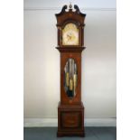 EDWARDIAN MARQUETRY LONG CASE CLOCK