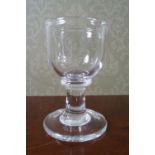 HEAVY GEORGIAN GLASS RUMMER