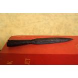 A MEDIEVAL ARMOUR PIERCING LONG BOW ARROWHEAD