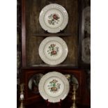 LOT OF 3 MASON'S PLATES