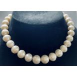 SOUTH SEA GRADUATED PEARL NECKLACE