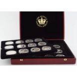 CASED COMMEMORATIVE COIN COLLECTION