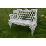 HEAVY CAST IRON GARDEN SEAT