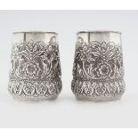 PAIR OF SILVER VODKA CUPS