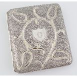 19TH-CENTURY SILVER CARD CASE