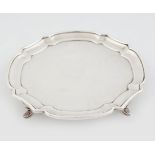 SILVER CARD TRAY