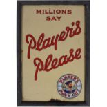 MILLIONS SAY PLAYER'S PLEASE ORIGINAL POSTER