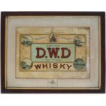 ASK FOR DWD THE FINEST WHISKY IN THE WORLD POSTER