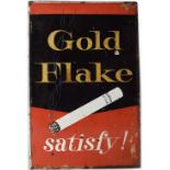 GOLD FLAKE SATISFY! ORIGINAL SIGN