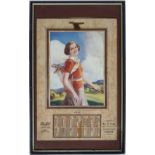 TWILFIT CORSETRY 1937 CALENDAR