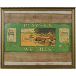 "PLAYER WEIGHTS" ORIGINAL POSTER