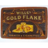 WILLS'S GOLD FLAKE CIGARETTES ORIGINAL POSTER