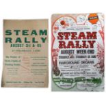 2 STEAM RALLY POSTERS