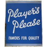 PLAYER'S PLEASE ORIGINAL VINTAGE POSTER