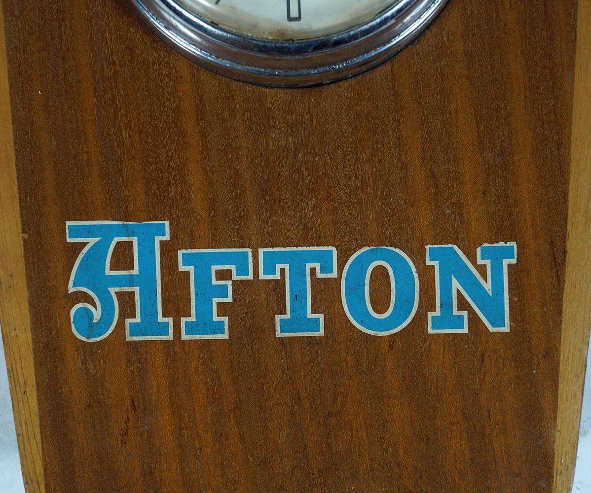 I PREFER AFTON ADVERTISING CLOCK - Image 4 of 4