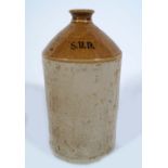 LATE 19TH-CENTURY STONEWARE WHISKEY JAR