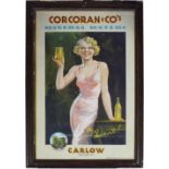 CORCORAN & CO'S MINERAL WATERS ORIGINAL SIGN