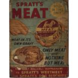 SPRATT'S MEAT ORIGINAL POSTER