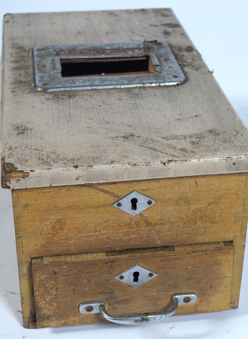 ANTIQUE WOODEN CASH REGISTER - Image 2 of 5