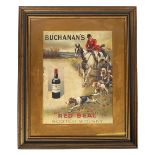 BUCHANAN'S 'RED SEAL' SCOTCH WHISKY POSTER