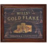 WILLS'S GOLD FLAKE TOBACCO ORIGINAL POSTER