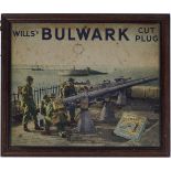 WILLS'S BULWARK CUT PLUG ORIGINAL POSTER