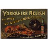 YORKSHIRE RELISH ORIGINAL VINTAGE POSTER