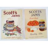 SCOTT'S JAMS FRESH FRUIT ORIGINAL POSTER