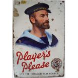 PLAYER'S PLEASE ORIGINAL VINTAGE SIGN