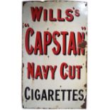 WILLS'S CAPSTAN NAVY CUT CIGARETTES SIGN