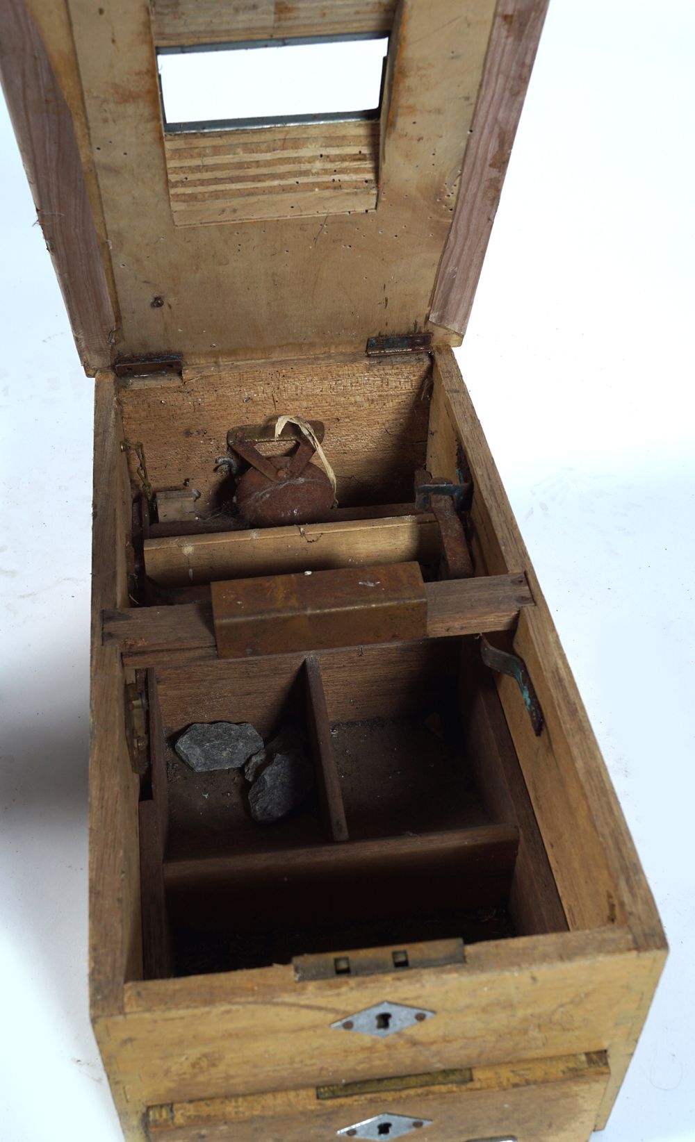 ANTIQUE WOODEN CASH REGISTER - Image 4 of 5