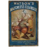 WATSON'S MATCHLESS CLEANSER VINTAGE POSTER