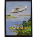 WILLS'S WOODBINE CIGARETTES ORIGINAL POSTER