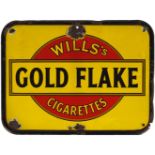 WILLS'S GOLD FLAKE CIGARETTES ORIGINAL SIGN