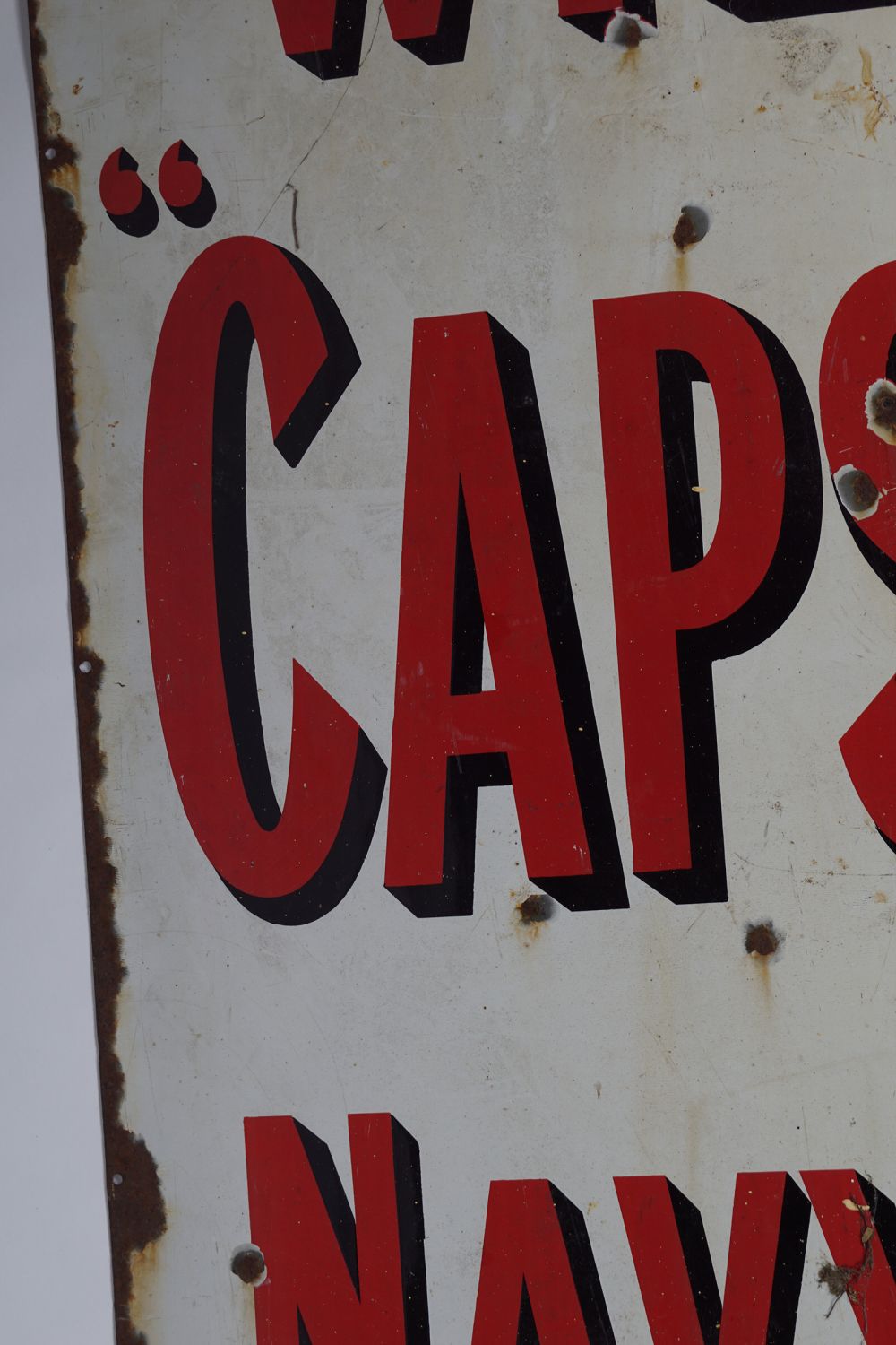 WILLS'S CAPSTAN NAVY CUT CIGARETTES SIGN - Image 2 of 4