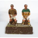 PLAYER'S PLEASE CERAMIC ADVERTISING FIGURE GROUP