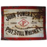 JOHN POWER & SON LTD. ORIGINAL ENAMELLED SIGN