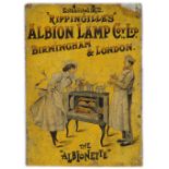 ALBION LAMP COY, LTD. VINTAGE ORIGINAL POSTER