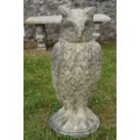 MOULDED STONE GARDEN SCULPTURE