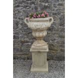 COMPOSITE STONE URN