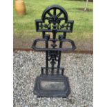 19TH-CENTURY CAST IRON STICKSTAND