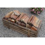 LOT OF VICTORIAN TERRACOTTA LAWN EDGING