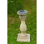 HADDON STONE SUNDIAL BASE