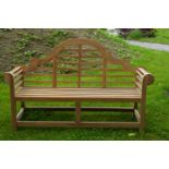 LUTYENS HARDWOOD BENCH