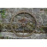 CAST IRON CARTWHEEL