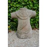 LARGE STONE TORSO