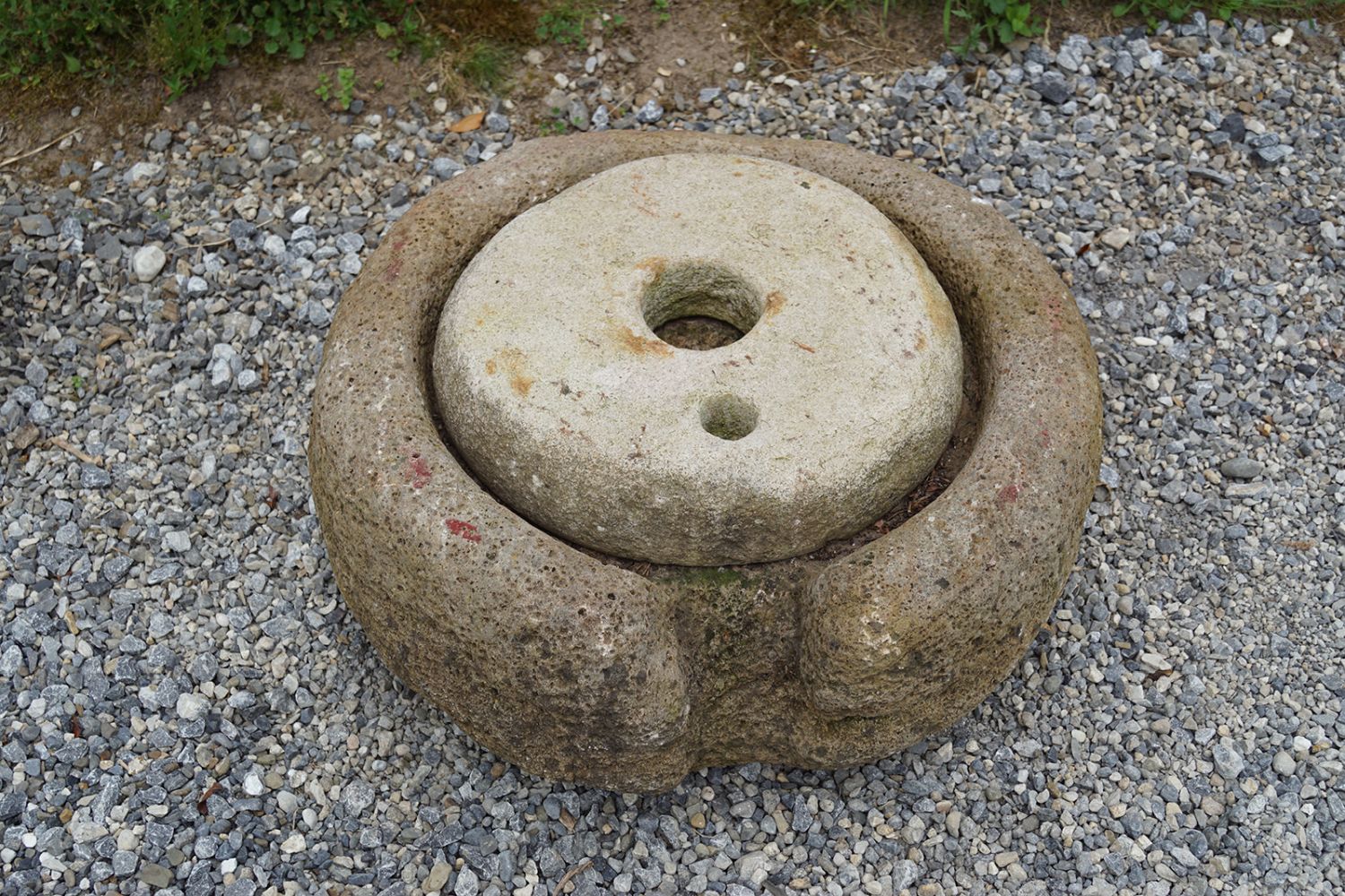 ITEM WITHDRAWN. 18TH-CENTURY QUERN STONE BASE - Image 2 of 3