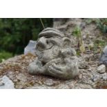 MOULDED STONE GARDEN ORNAMENT