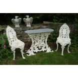 HEAVY CAST IRON GARDEN TABLE