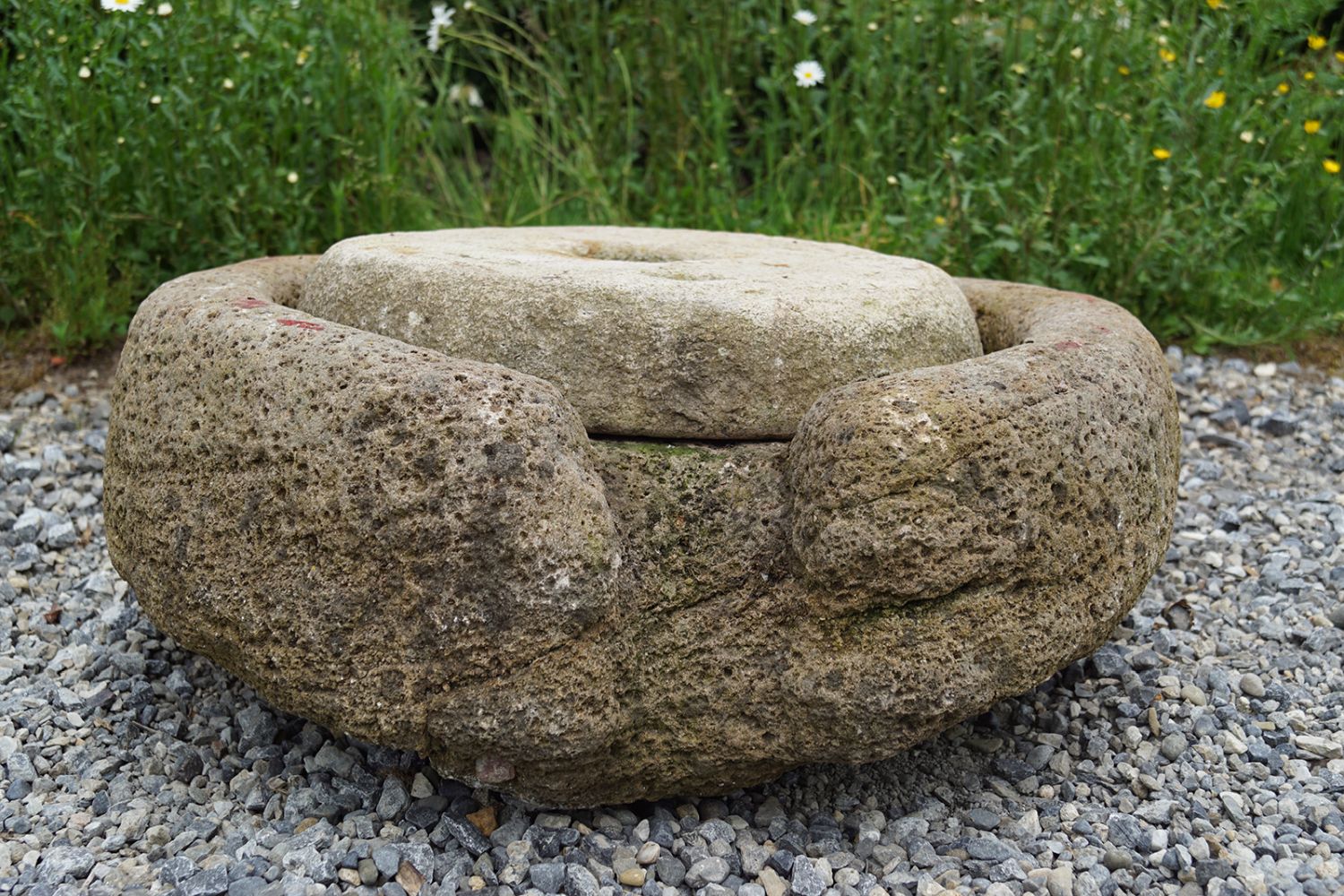 ITEM WITHDRAWN. 18TH-CENTURY QUERN STONE BASE - Image 3 of 3
